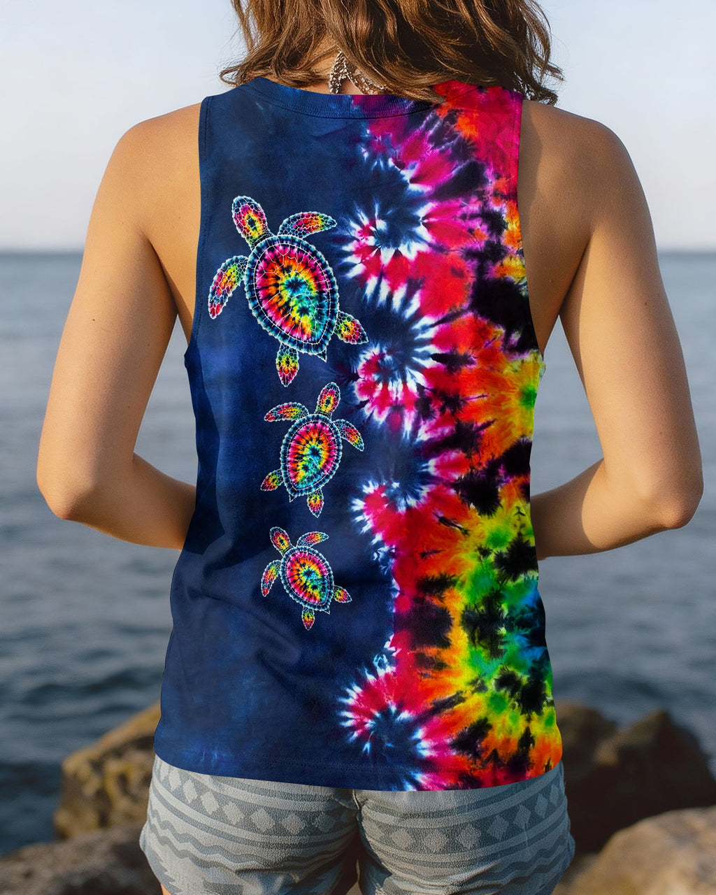 TURTLE WAVES SWIRL ALL OVER PRINT  - TLNO0406261
