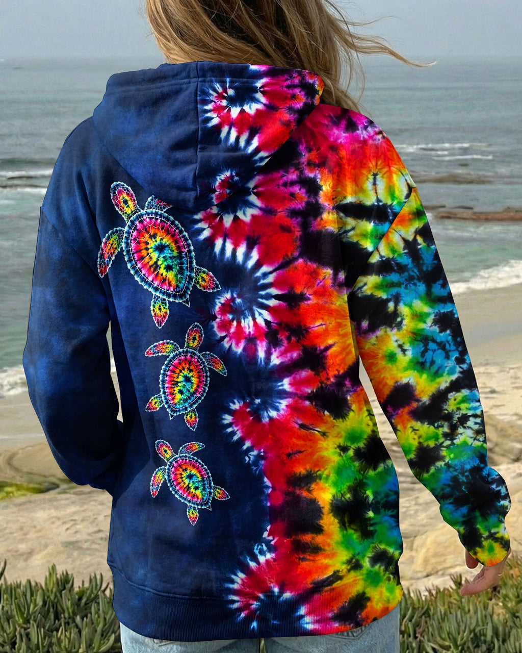 TURTLE WAVES SWIRL ALL OVER PRINT  - TLNO0406261