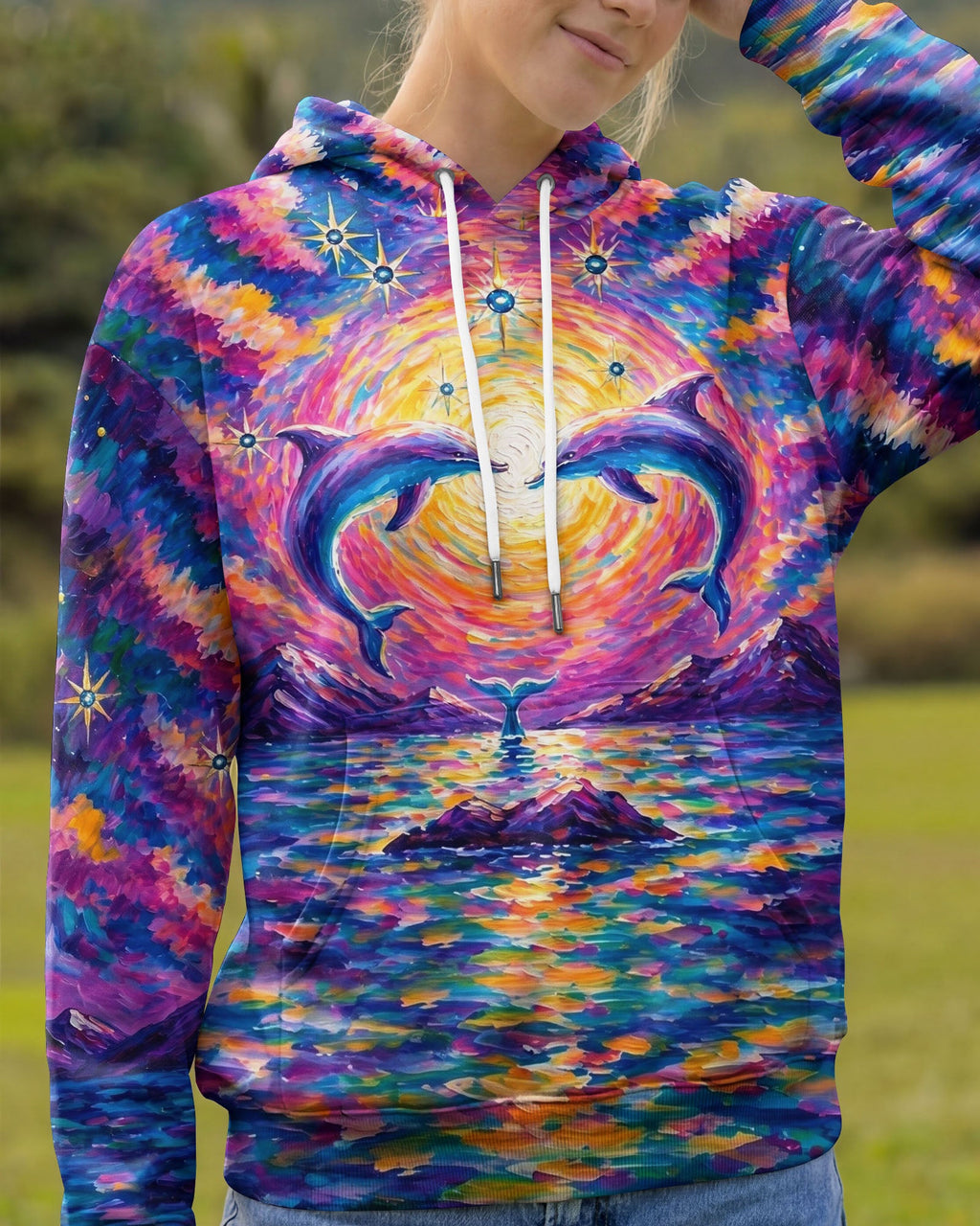 DOLPHIN SUNRISE  ALL OVER PRINT - TLNO0605261