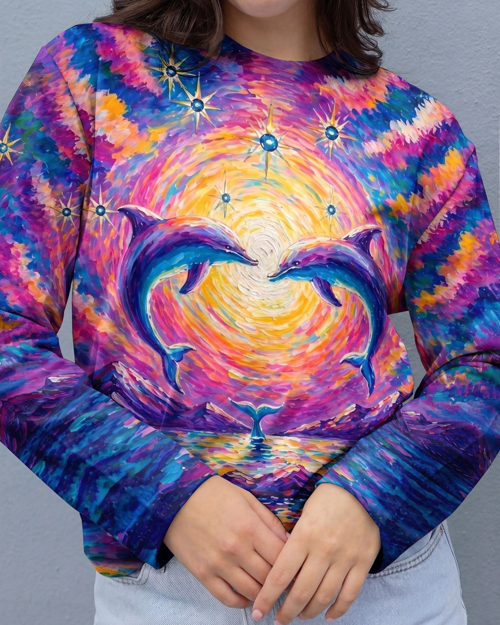 DOLPHIN SUNRISE  ALL OVER PRINT - TLNO0605261