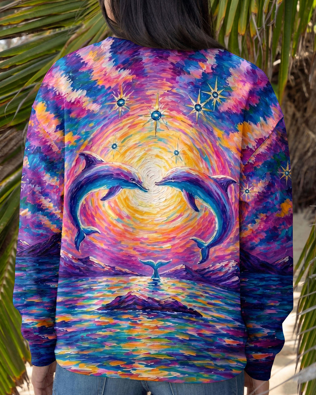 DOLPHIN SUNRISE  ALL OVER PRINT - TLNO0605261