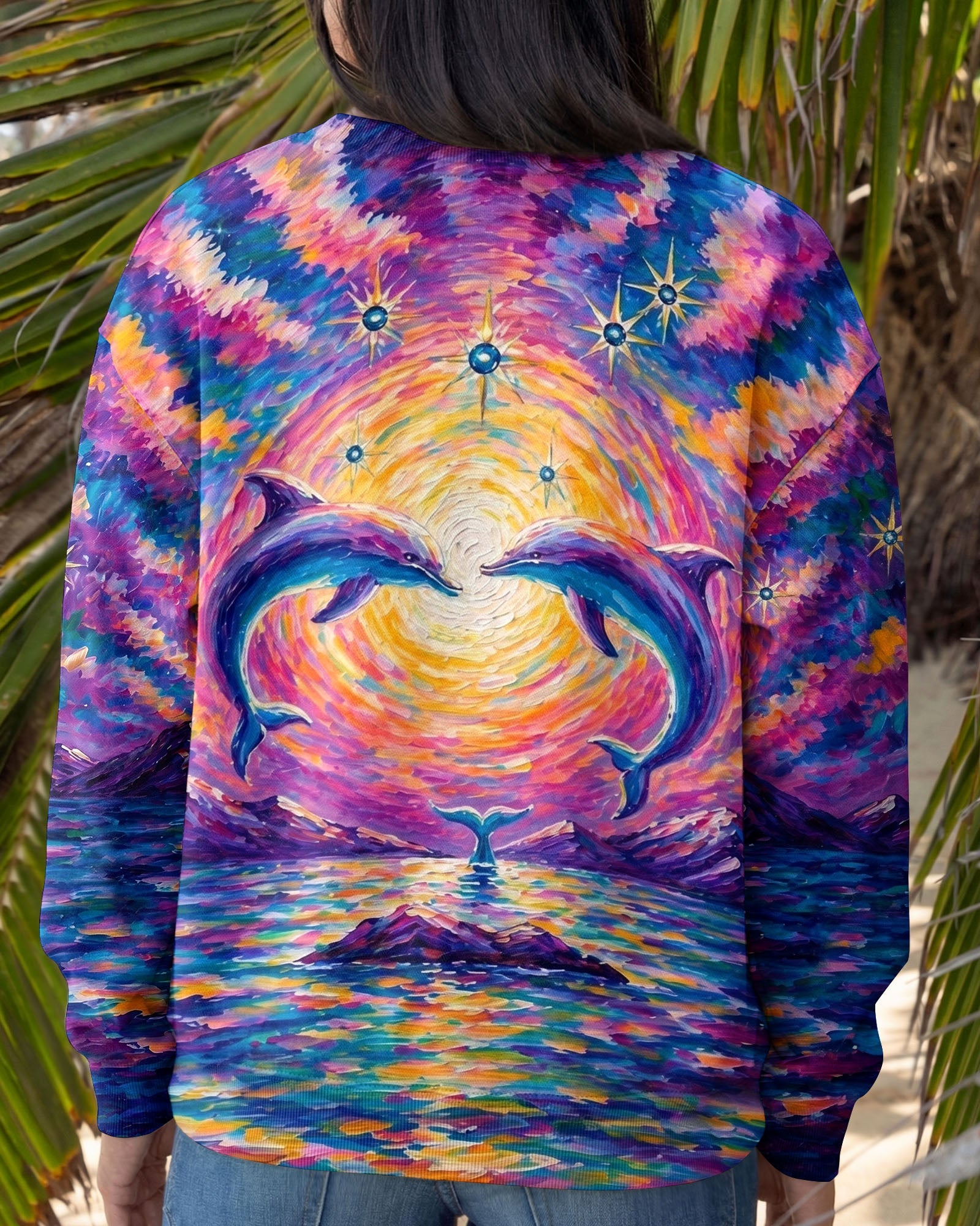 DOLPHIN SUNRISE  ALL OVER PRINT - TLNO0605261