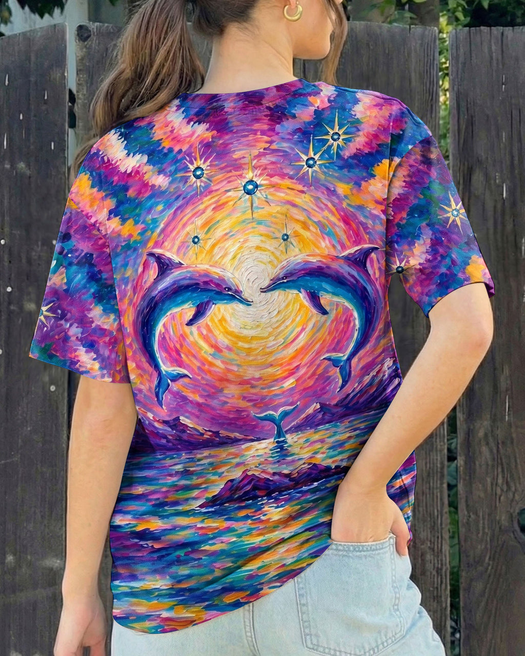 DOLPHIN SUNRISE  ALL OVER PRINT - TLNO0605261