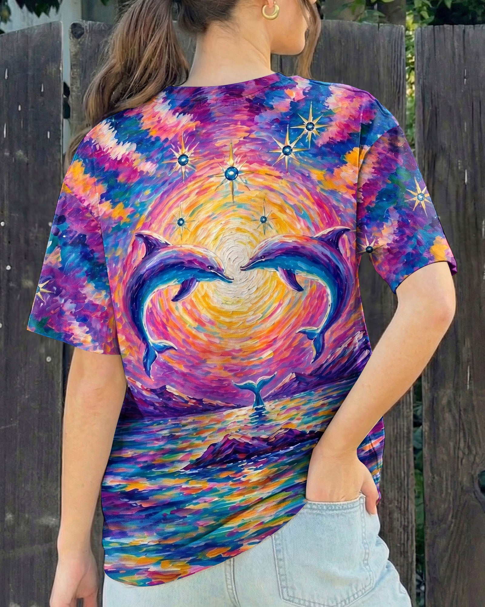 DOLPHIN SUNRISE  ALL OVER PRINT - TLNO0605261