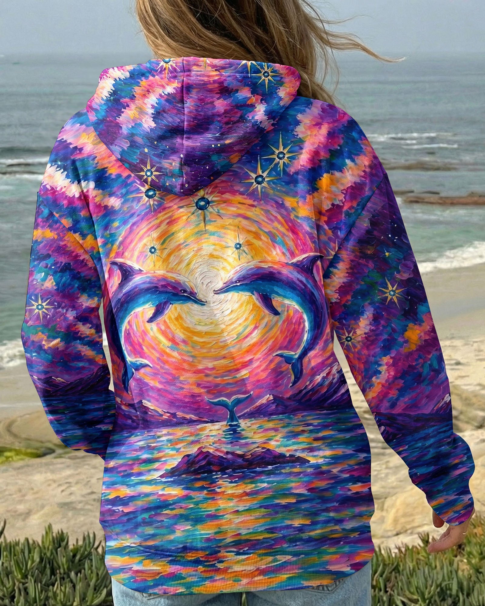 DOLPHIN SUNRISE  ALL OVER PRINT - TLNO0605261