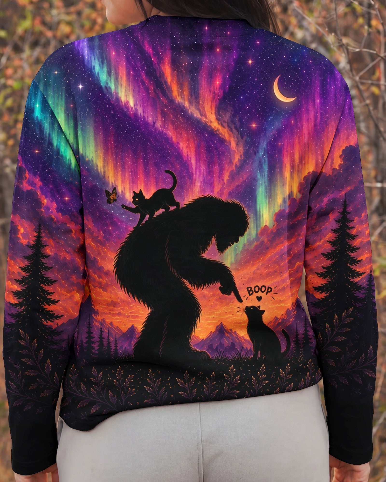 BOOP BIGFOOT CAT AURORA ALL OVER PRINT - TLNO0707261