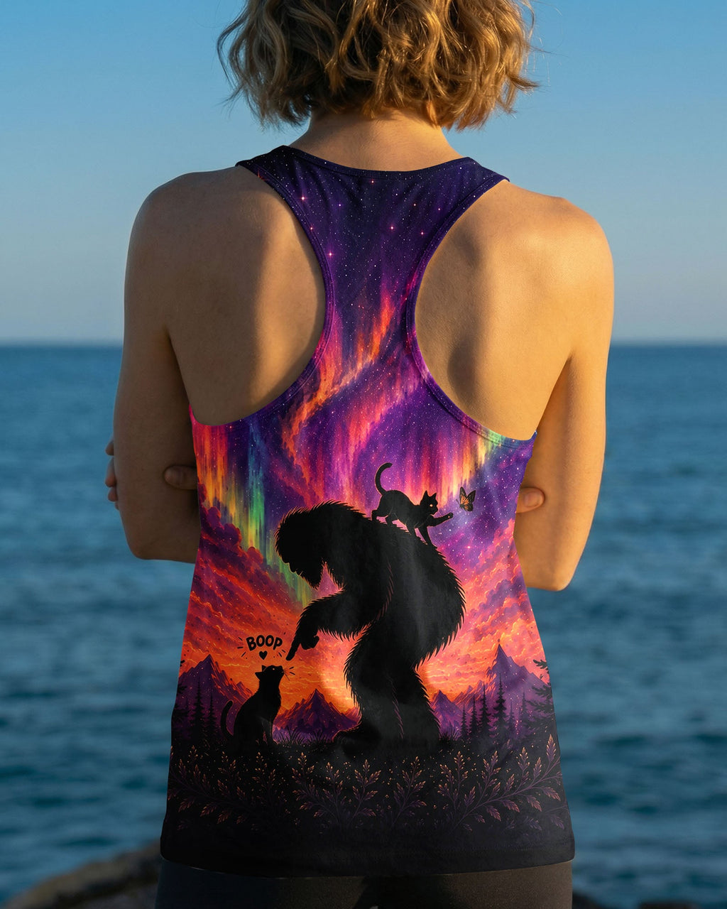 BOOP BIGFOOT CAT AURORA ALL OVER PRINT - TLNO0707261