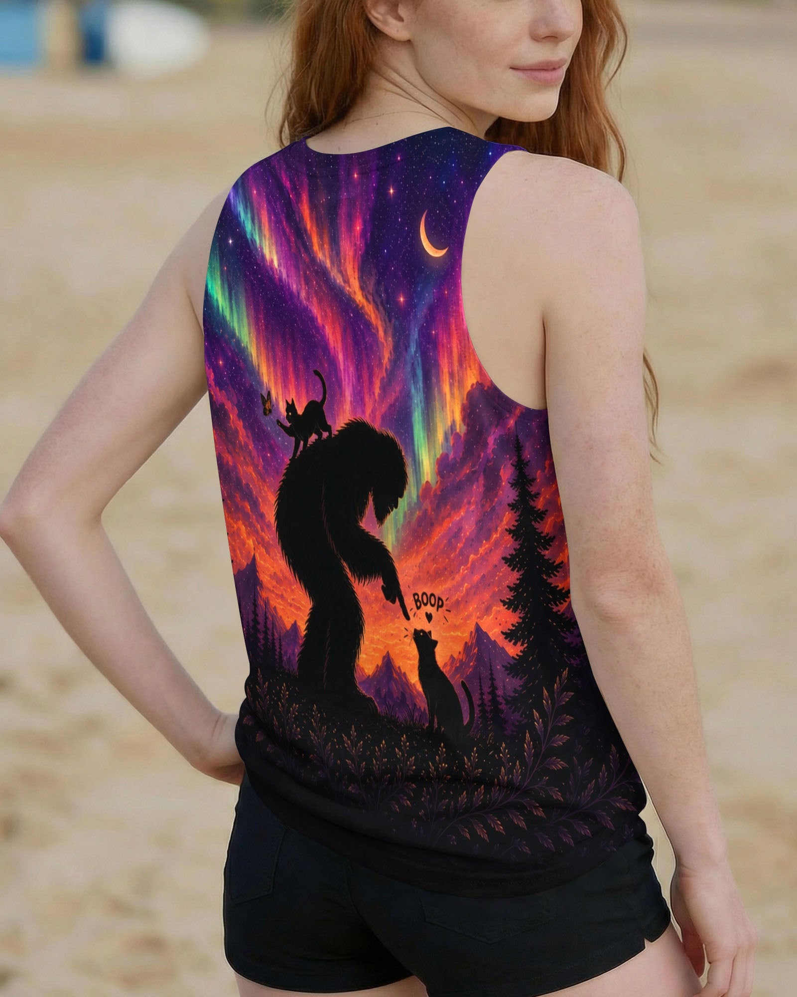 BOOP BIGFOOT CAT AURORA ALL OVER PRINT - TLNO0707261