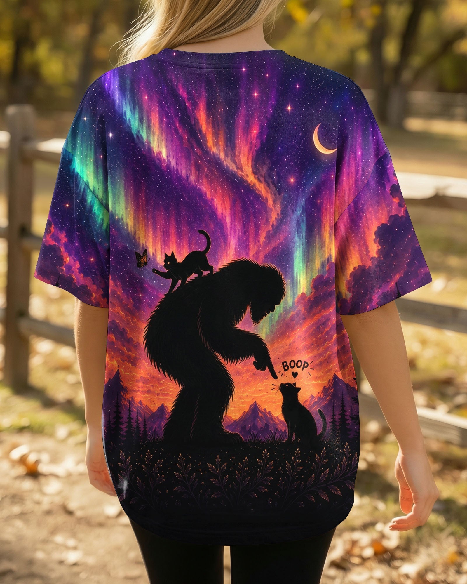 BOOP BIGFOOT CAT AURORA ALL OVER PRINT - TLNO0707261