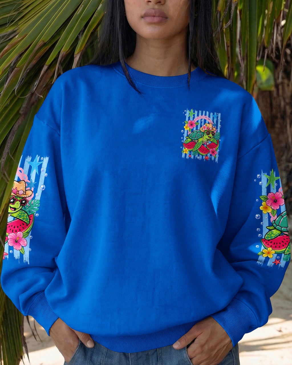 DO THE WATERMELON CRAWL TURTLE ALL OVER PRINT - TLNO1106262