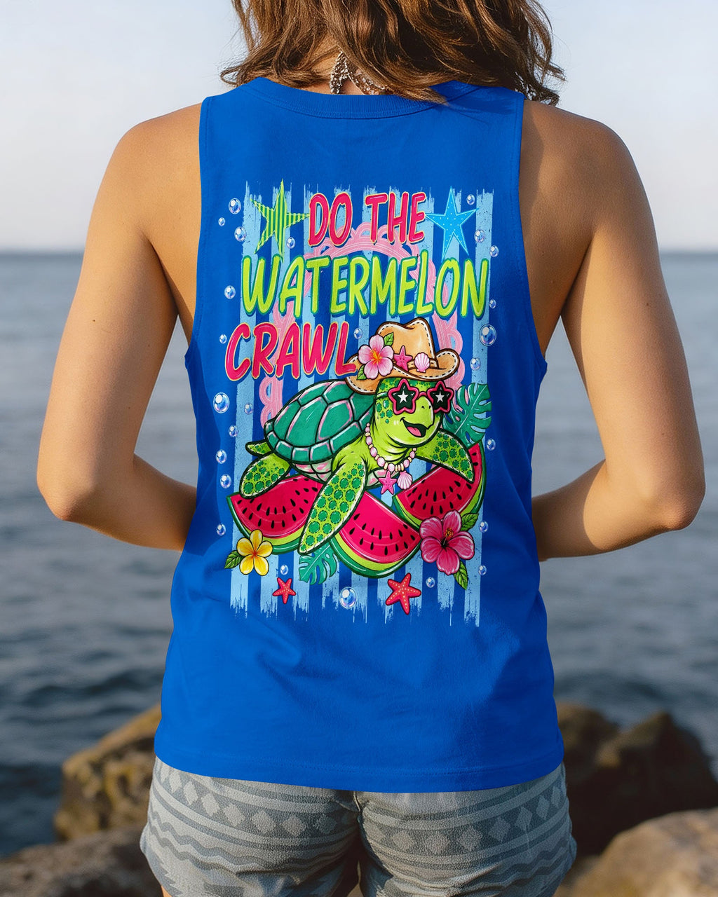 DO THE WATERMELON CRAWL TURTLE ALL OVER PRINT - TLNO1106262