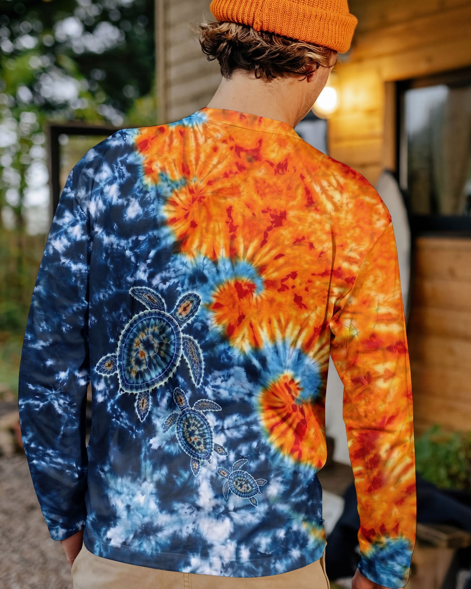 VIBRANT SEA TURTLE ALL OVER PRINT  - TLNO1405261