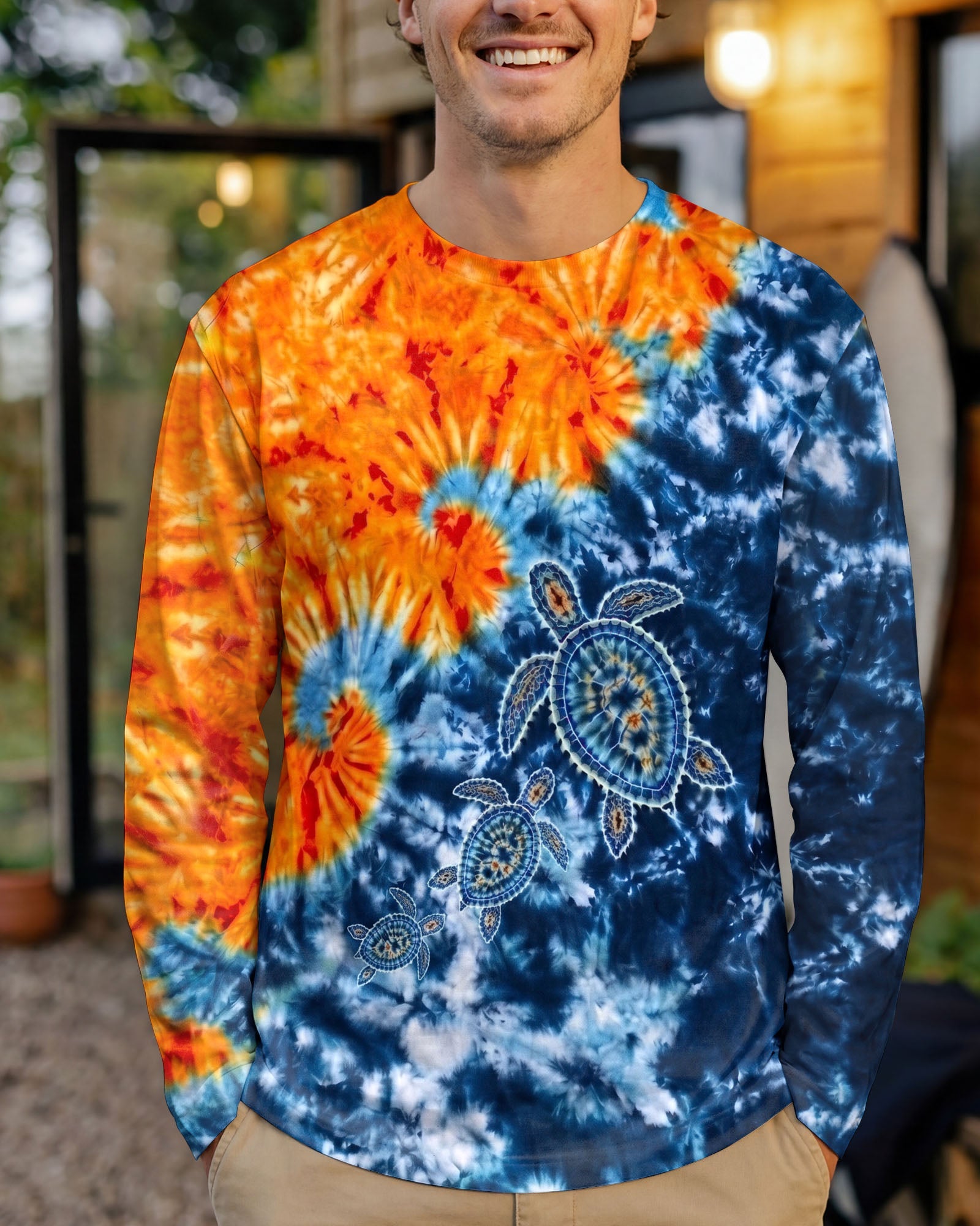 VIBRANT SEA TURTLE ALL OVER PRINT  - TLNO1405261