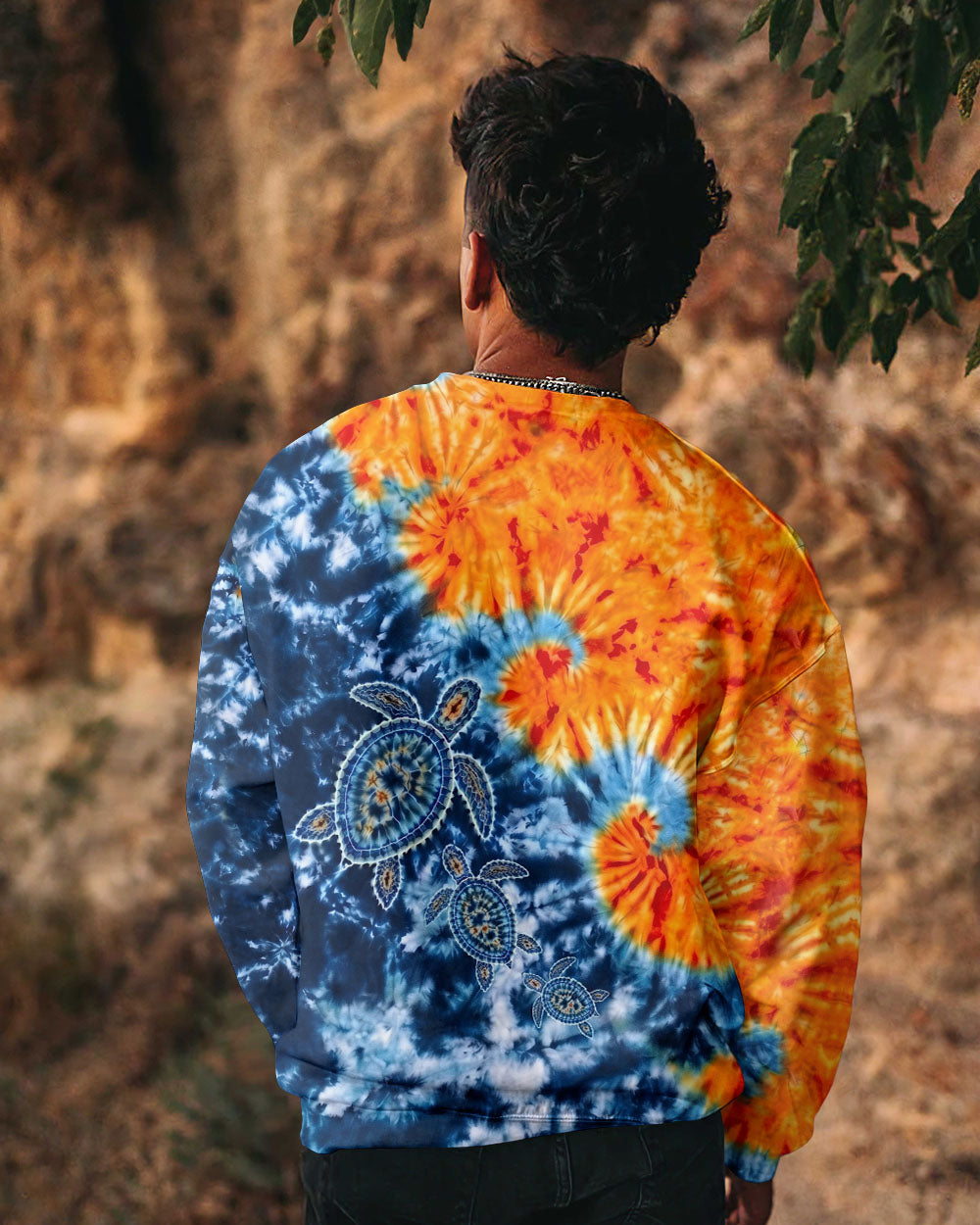 VIBRANT SEA TURTLE ALL OVER PRINT  - TLNO1405261
