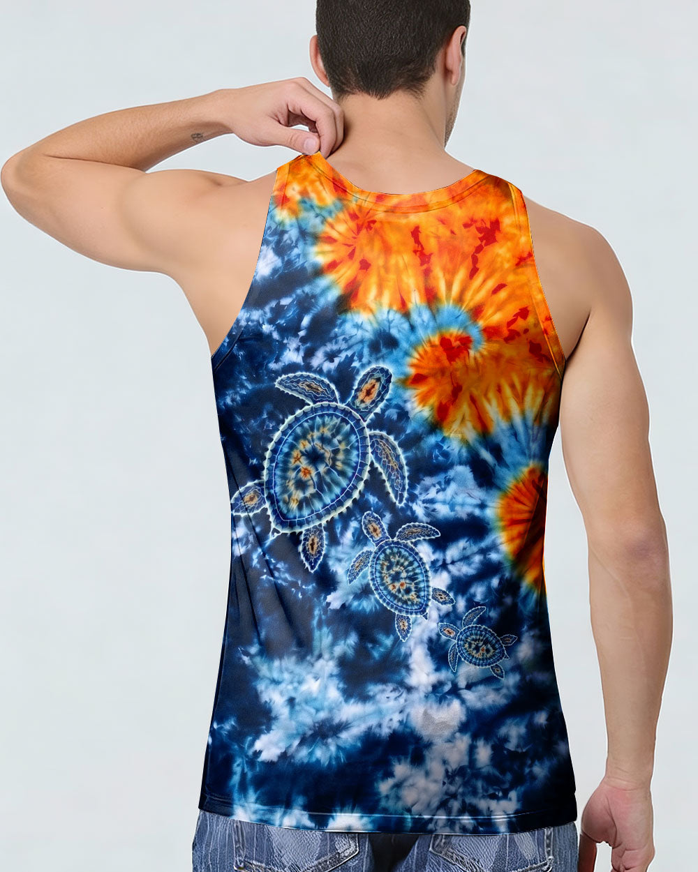 VIBRANT SEA TURTLE ALL OVER PRINT  - TLNO1405261