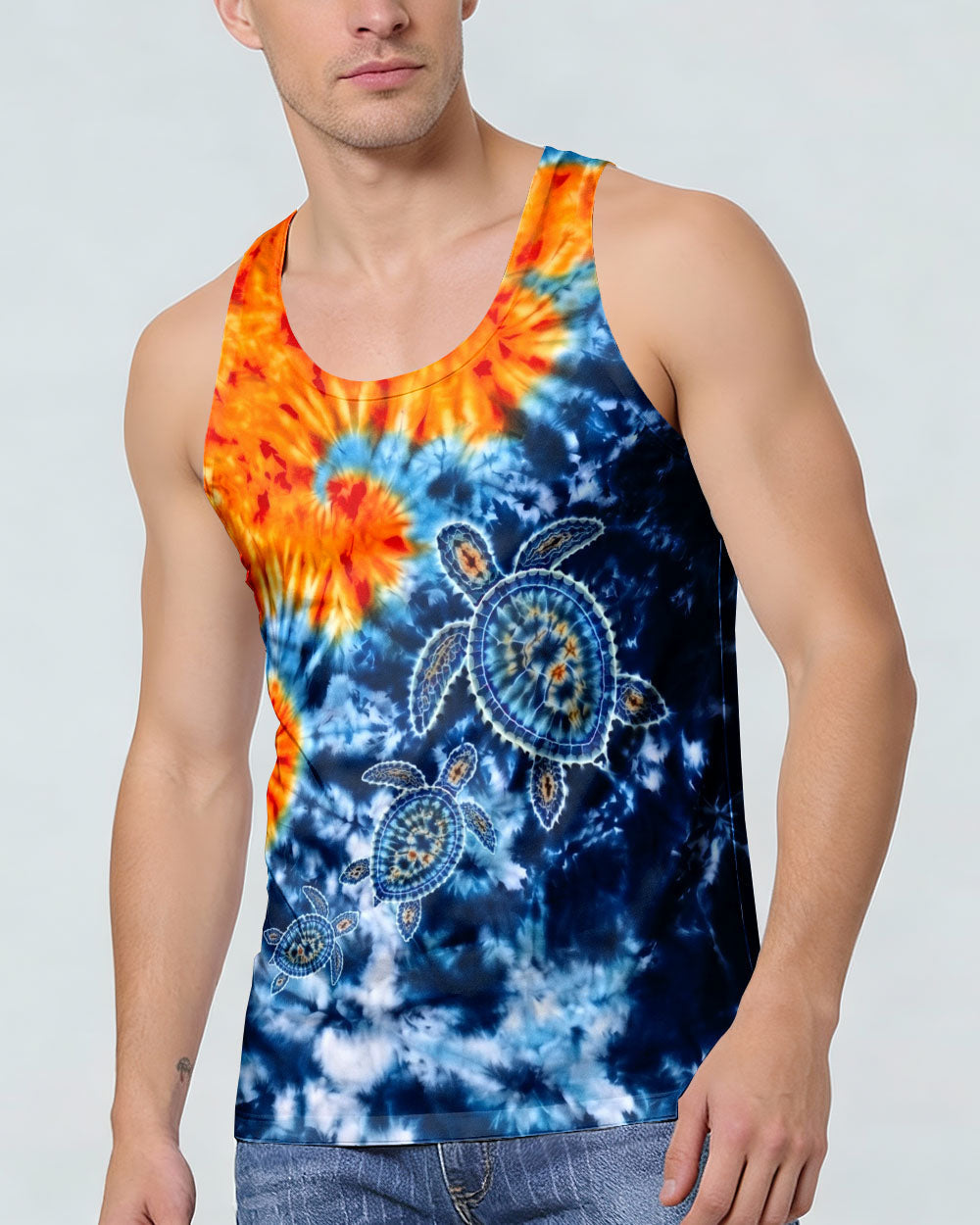 VIBRANT SEA TURTLE ALL OVER PRINT  - TLNO1405261