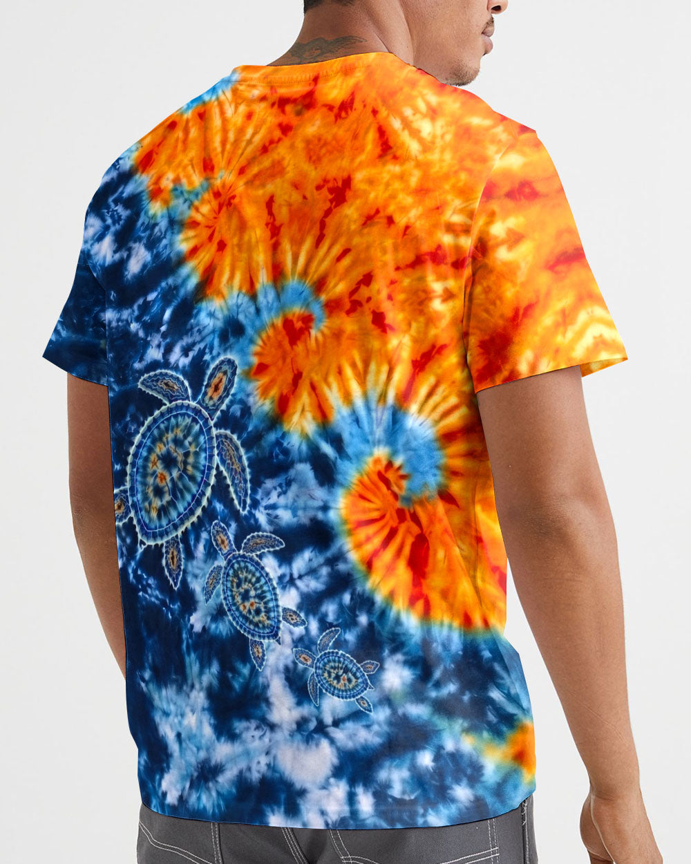 VIBRANT SEA TURTLE ALL OVER PRINT  - TLNO1405261