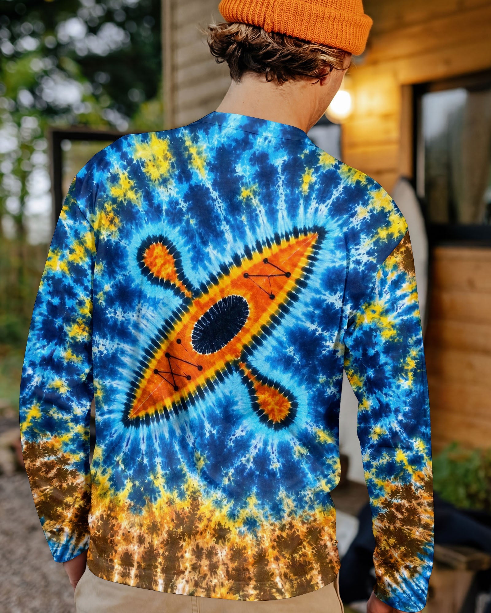 KAYAK LAKE DAY ALL OVER PRINT - TLNO1505261