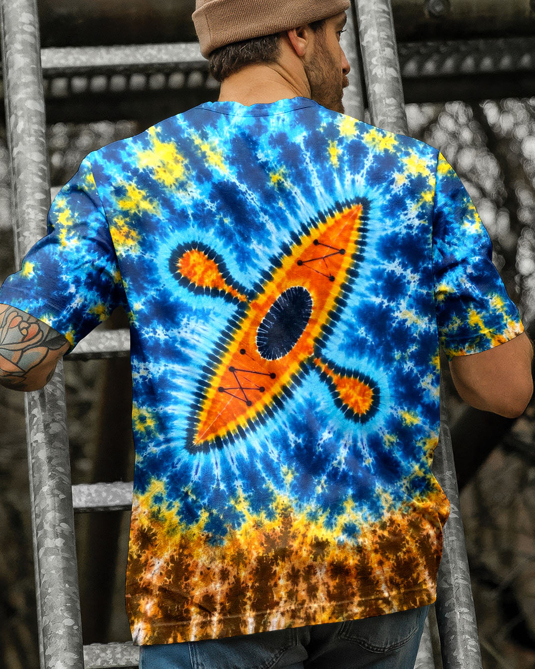 KAYAK LAKE DAY ALL OVER PRINT - TLNO1505261