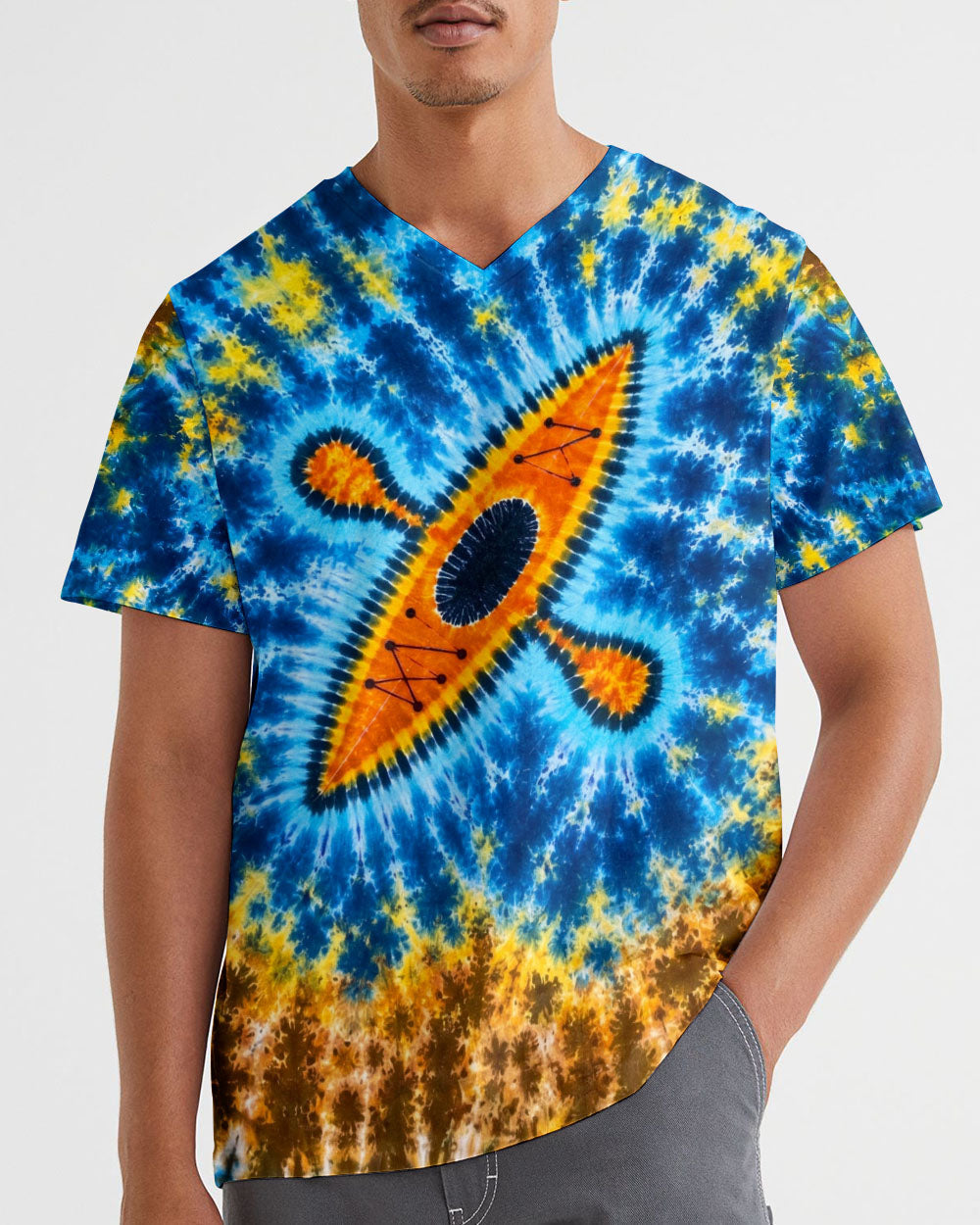 KAYAK LAKE DAY ALL OVER PRINT - TLNO1505261