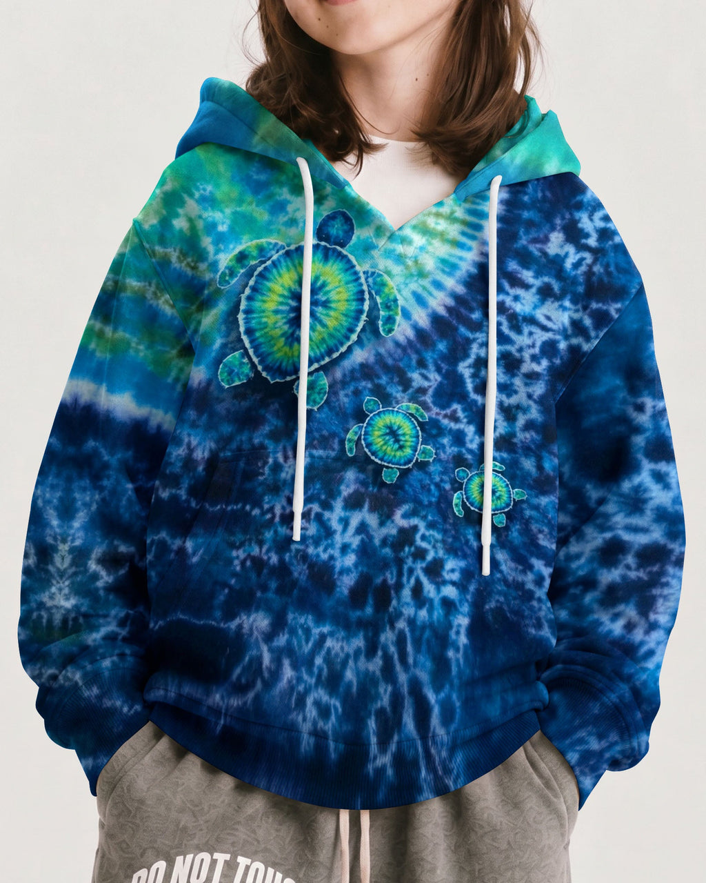 SEA TURTLE BLUE OCEAN SWIRL KIDS ALL OVER PRINT - TLNO2205262
