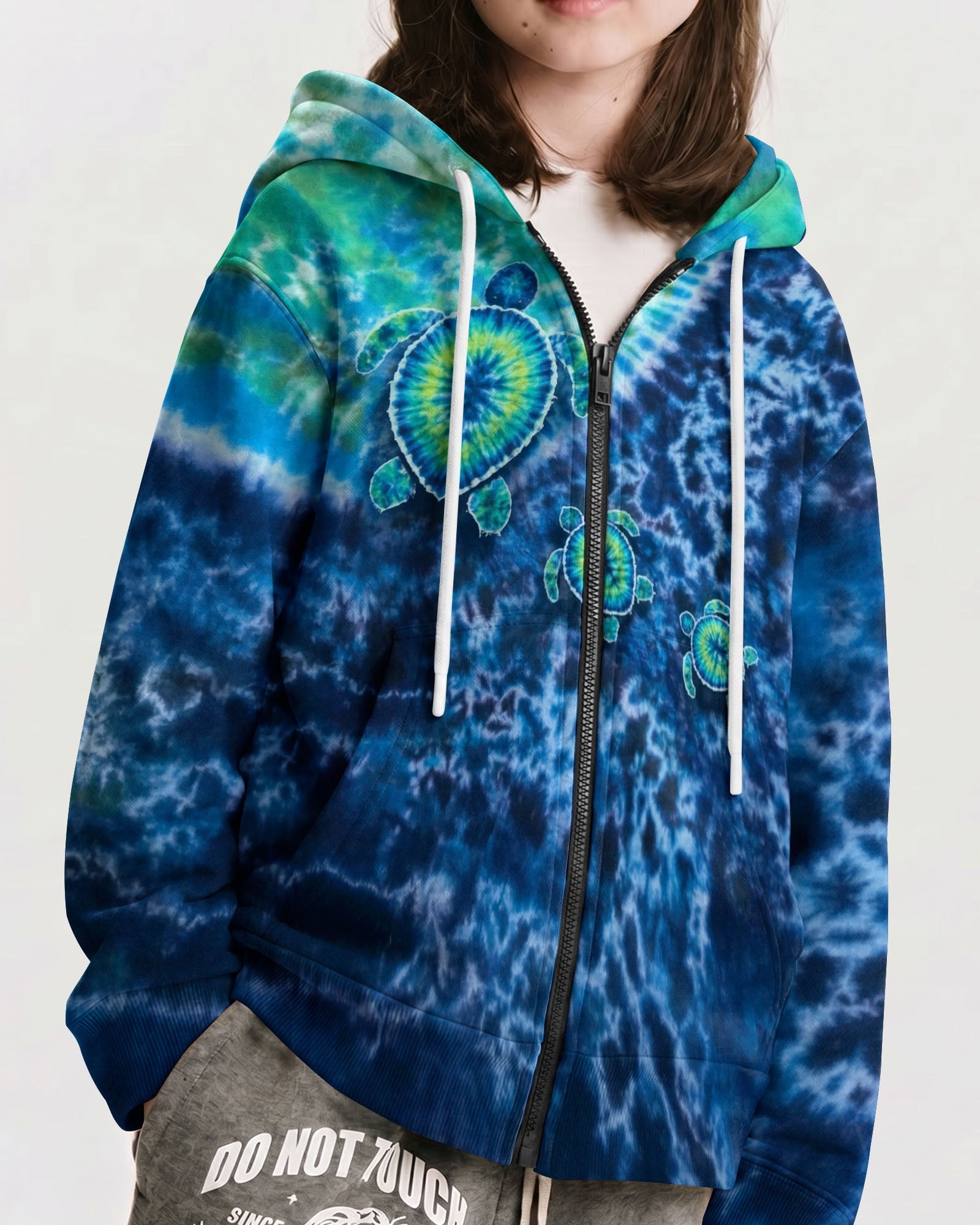 SEA TURTLE BLUE OCEAN SWIRL KIDS ALL OVER PRINT - TLNO2205262