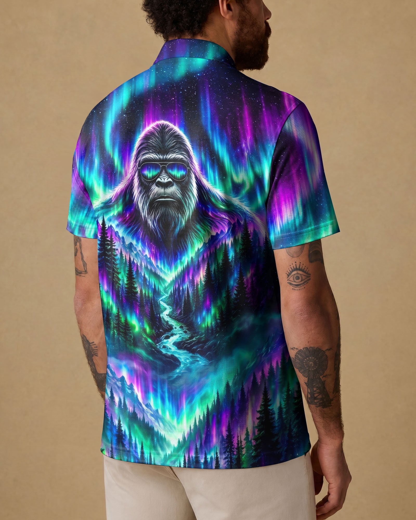 BIGFOOT FOREST  AURORA ALL OVER PRINT - TLNO2206263