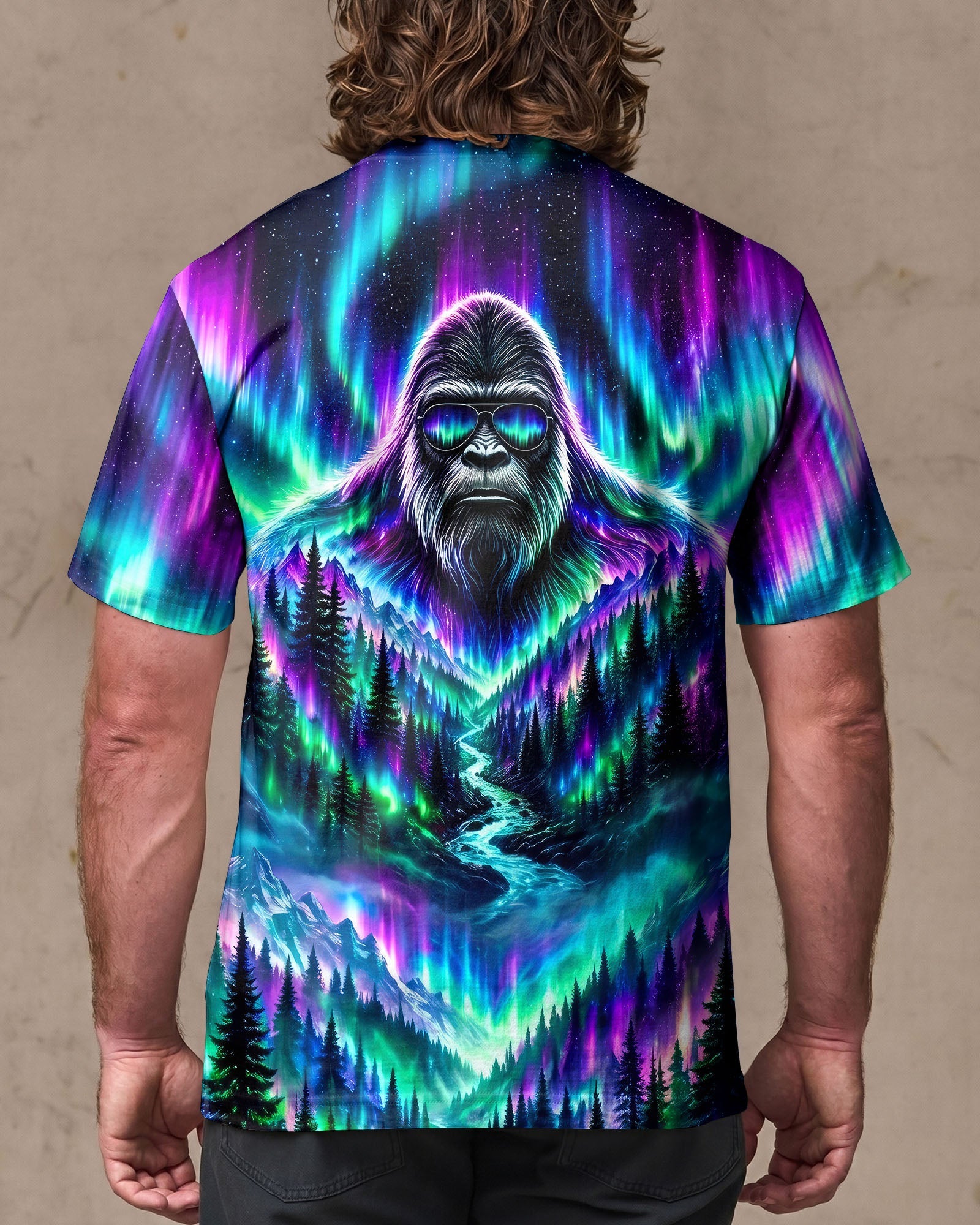 BIGFOOT FOREST  AURORA ALL OVER PRINT - TLNO2206263