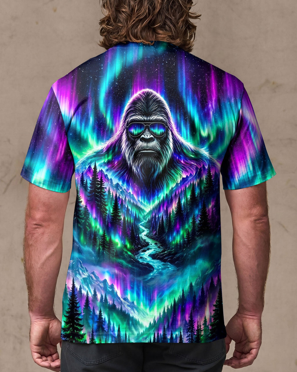 BIGFOOT FOREST  AURORA ALL OVER PRINT - TLNO2206263