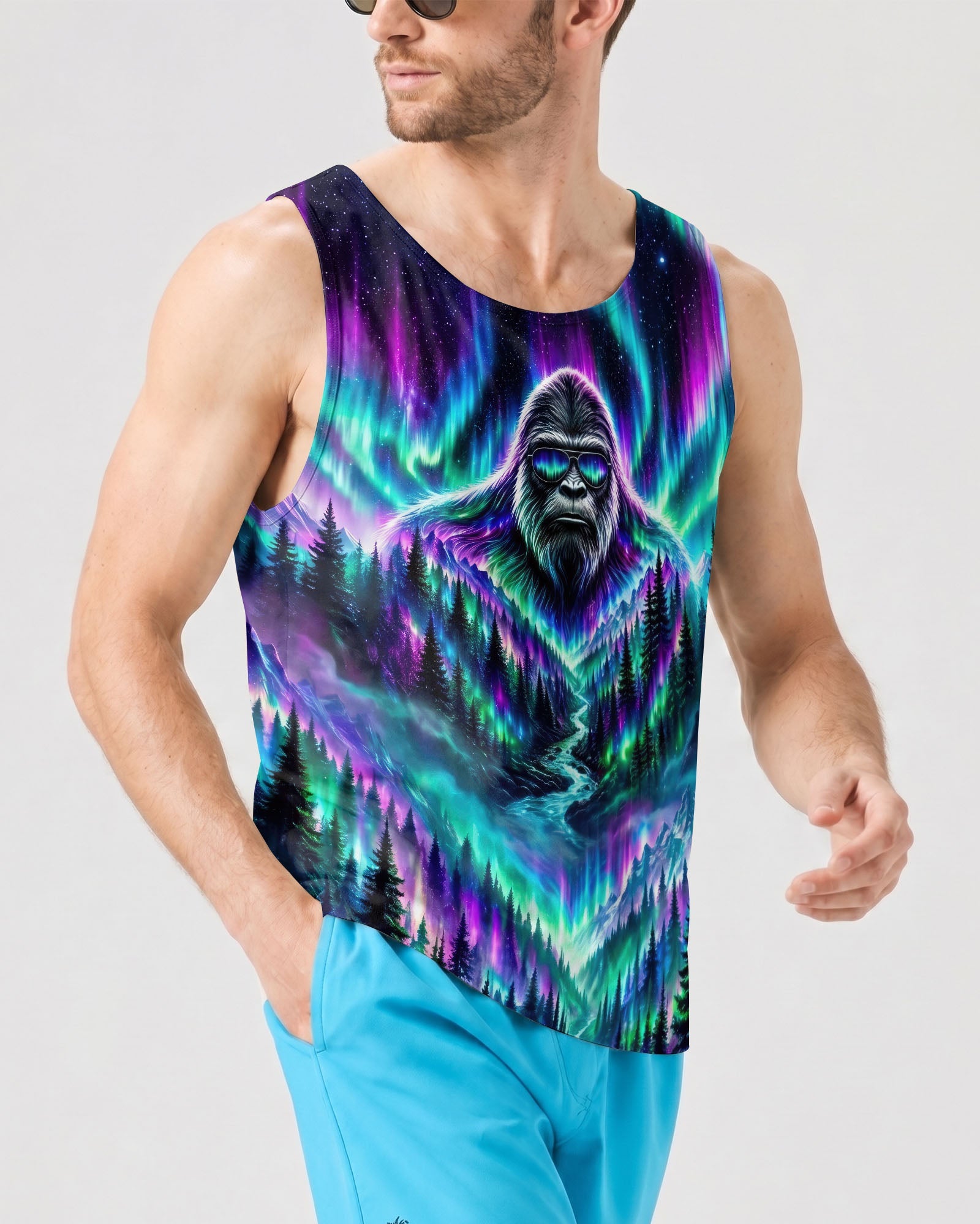 BIGFOOT FOREST  AURORA ALL OVER PRINT - TLNO2206263