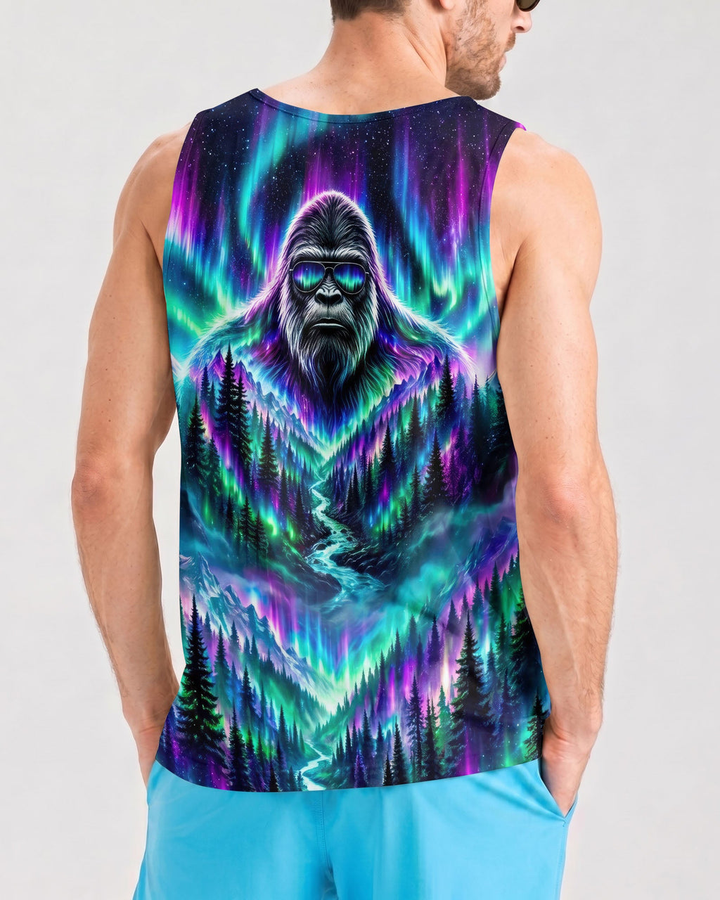 BIGFOOT FOREST  AURORA ALL OVER PRINT - TLNO2206263
