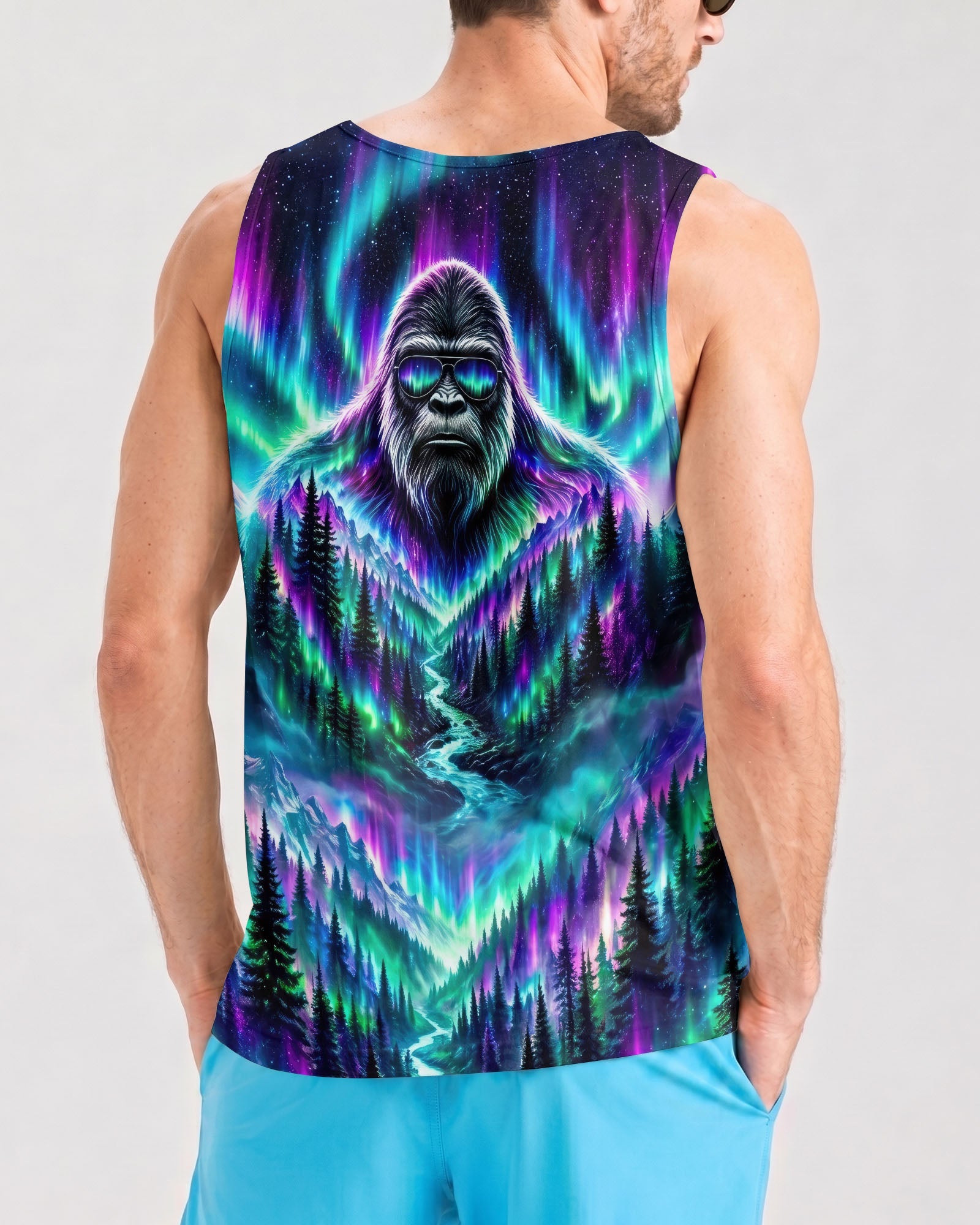 BIGFOOT FOREST  AURORA ALL OVER PRINT - TLNO2206263
