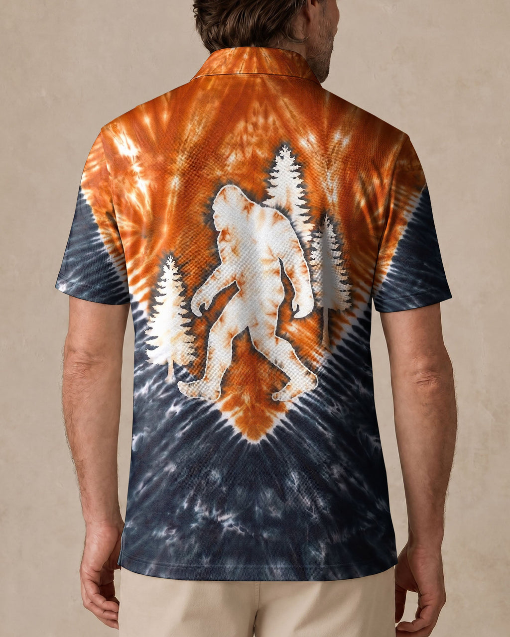BIGFOOT FOREST VINTAGE V PATTERN ALL OVER PRINT - TLNO2306261