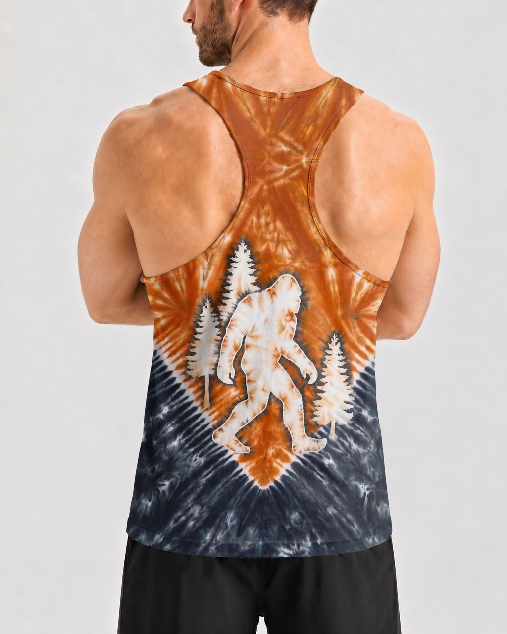 BIGFOOT FOREST VINTAGE V PATTERN ALL OVER PRINT - TLNO2306261