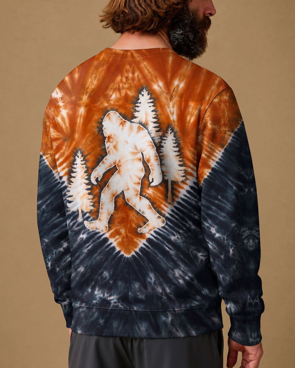 BIGFOOT FOREST VINTAGE V PATTERN ALL OVER PRINT - TLNO2306261