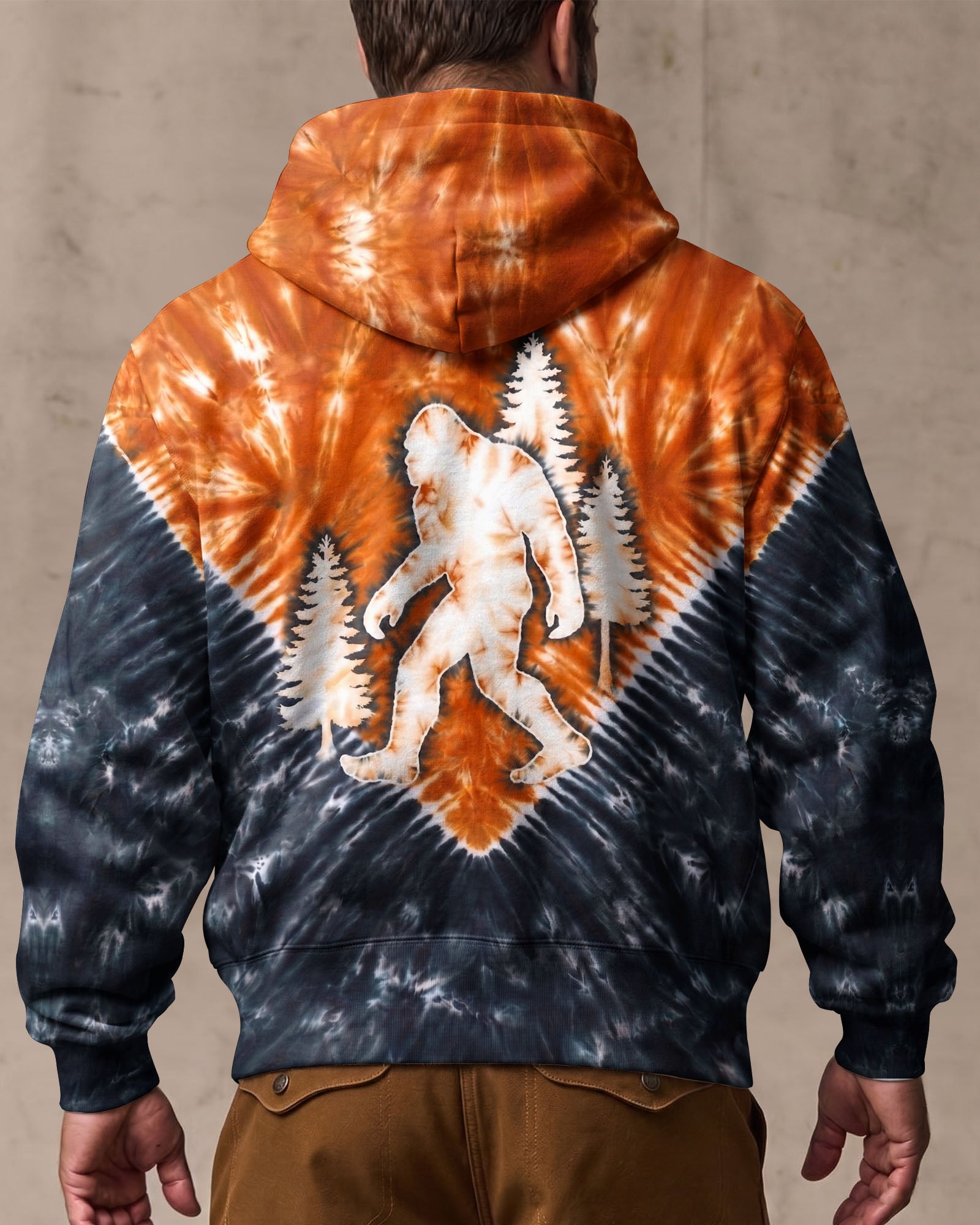 BIGFOOT FOREST VINTAGE V PATTERN ALL OVER PRINT - TLNO2306261