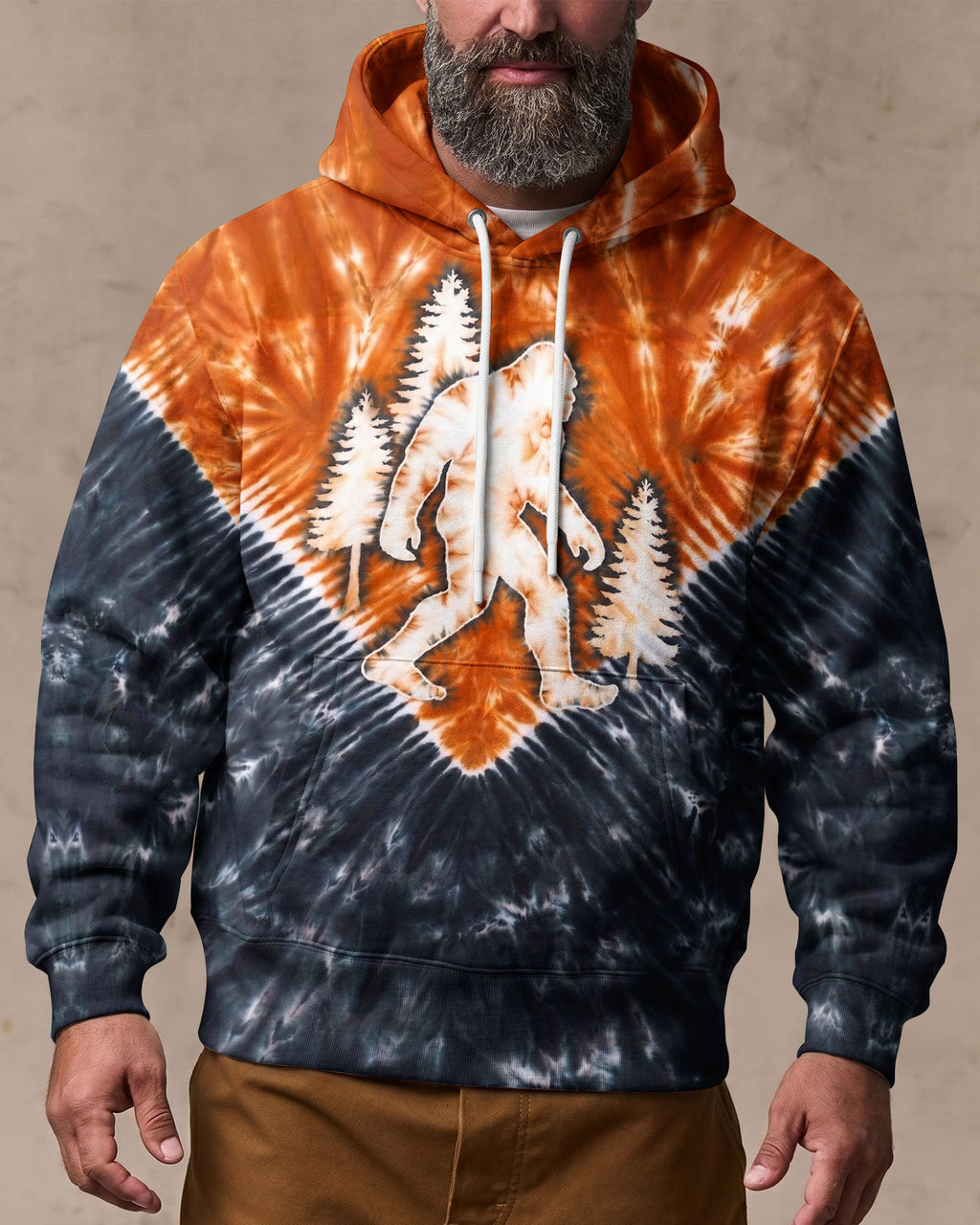 BIGFOOT FOREST VINTAGE V PATTERN ALL OVER PRINT - TLNO2306261