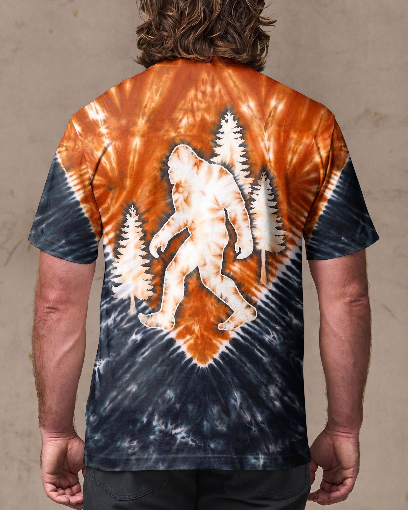 BIGFOOT FOREST VINTAGE V PATTERN ALL OVER PRINT - TLNO2306261