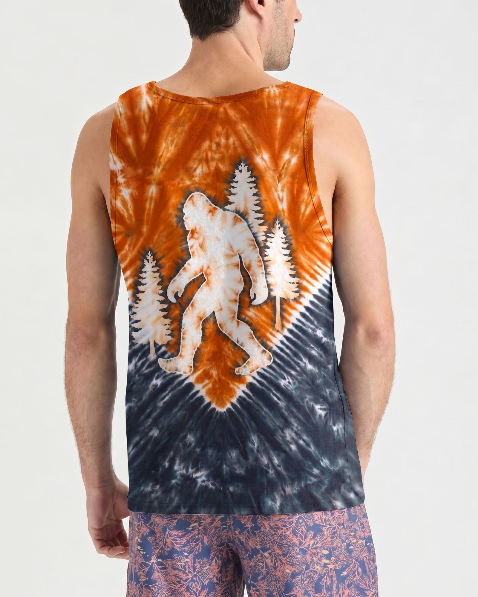 BIGFOOT FOREST VINTAGE V PATTERN ALL OVER PRINT - TLNO2306261