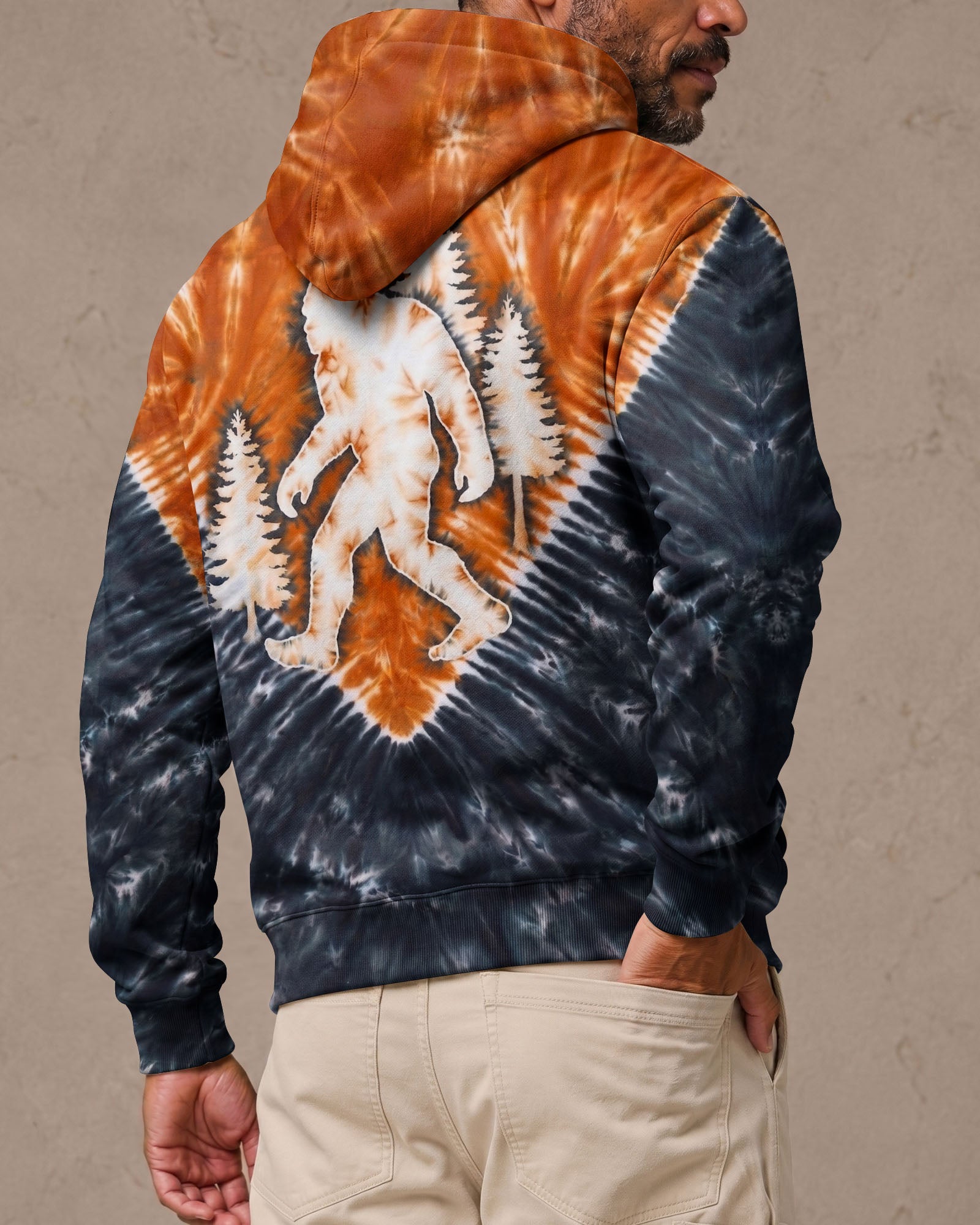 BIGFOOT FOREST VINTAGE V PATTERN ALL OVER PRINT - TLNO2306261
