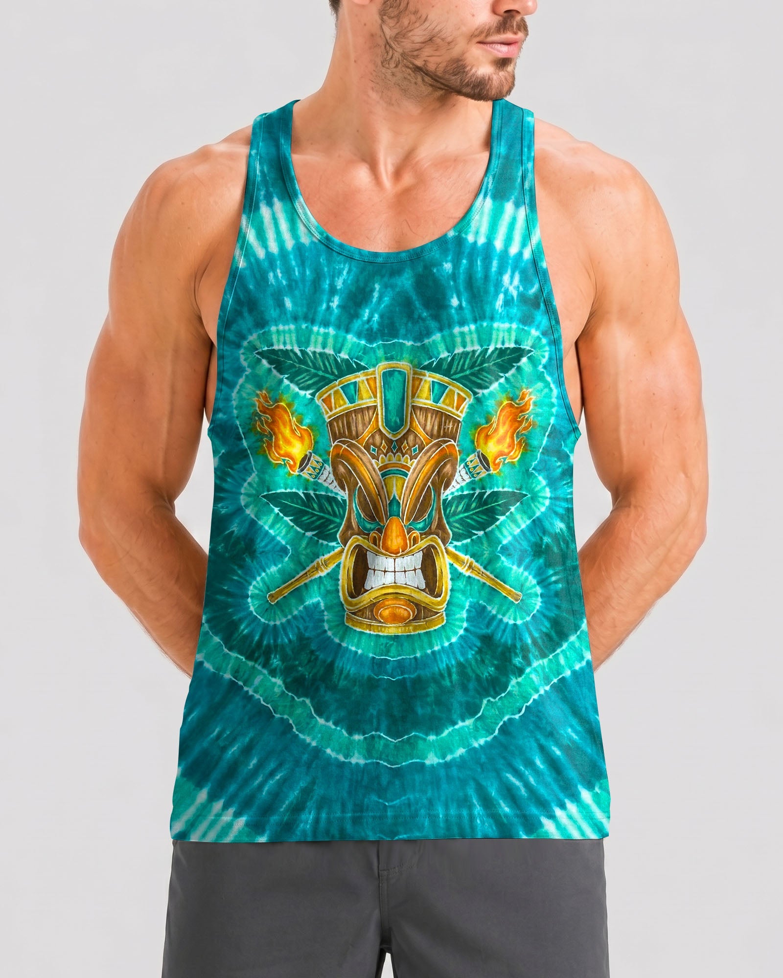 TROPICAL TIKI BURST ALL OVER PRINT  - TLNO2506261