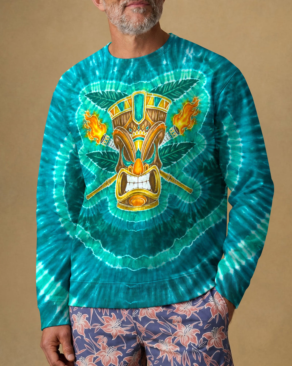 TROPICAL TIKI BURST ALL OVER PRINT  - TLNO2506261