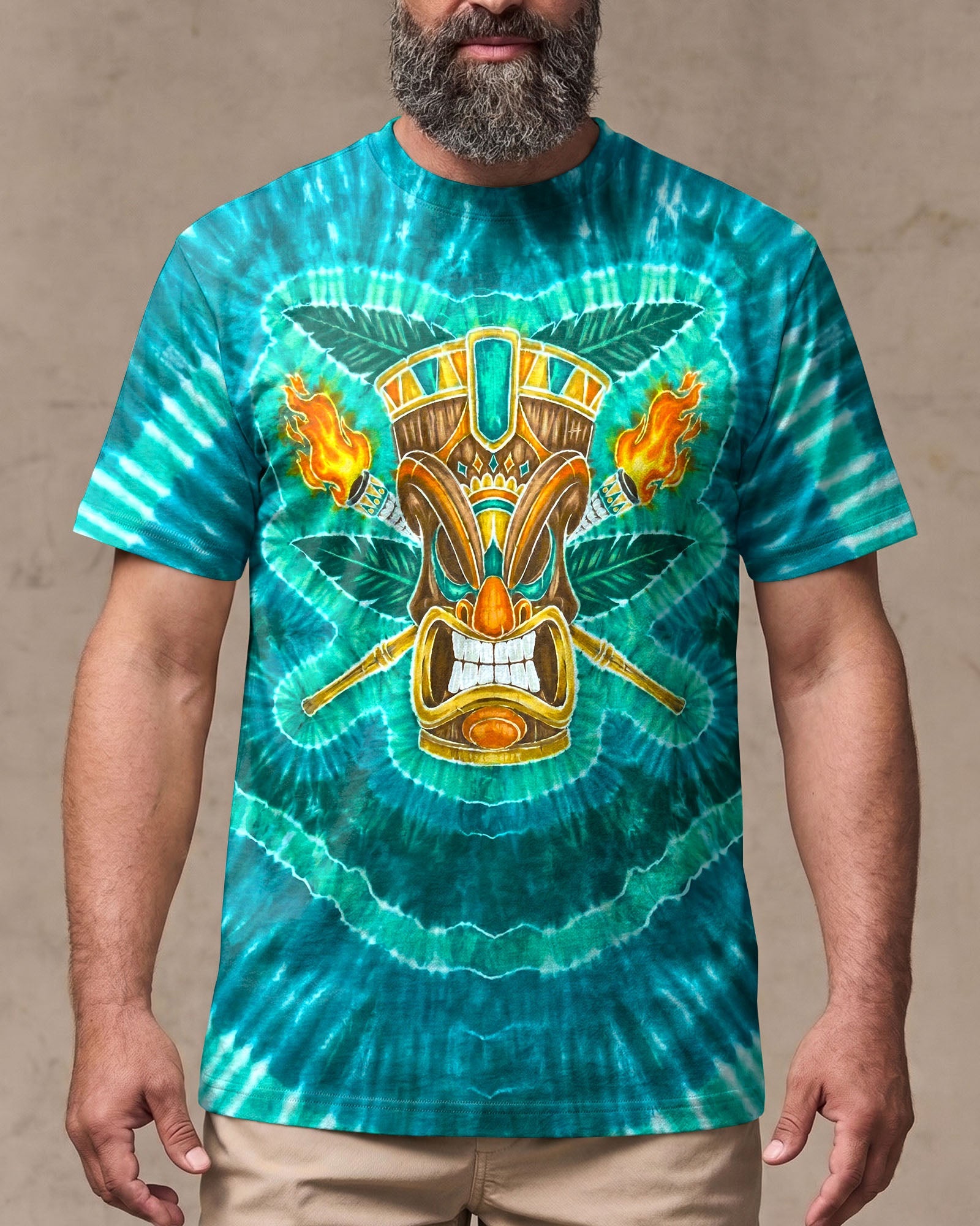 TROPICAL TIKI BURST ALL OVER PRINT  - TLNO2506261