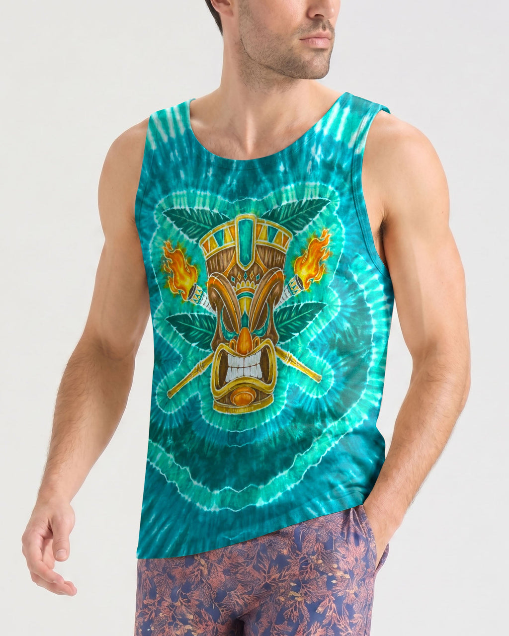 TROPICAL TIKI BURST ALL OVER PRINT  - TLNO2506261