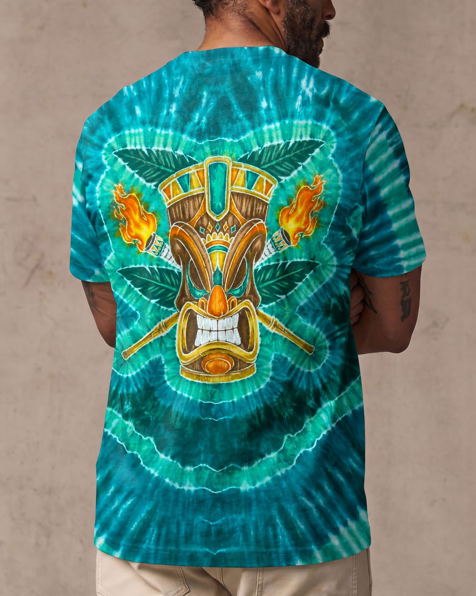 TROPICAL TIKI BURST ALL OVER PRINT  - TLNO2506261
