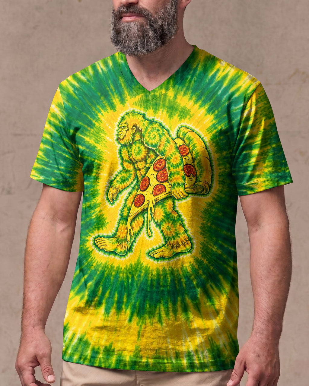 BIGFOOT PIZZA BURST ALL OVER PRINT - TLNO2906262