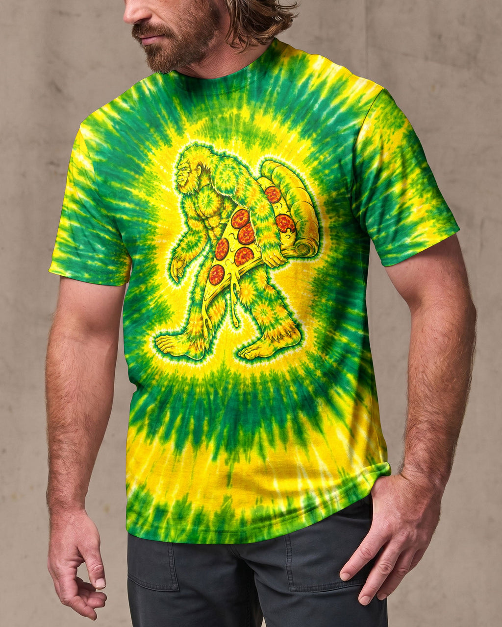 BIGFOOT PIZZA BURST ALL OVER PRINT - TLNO2906262