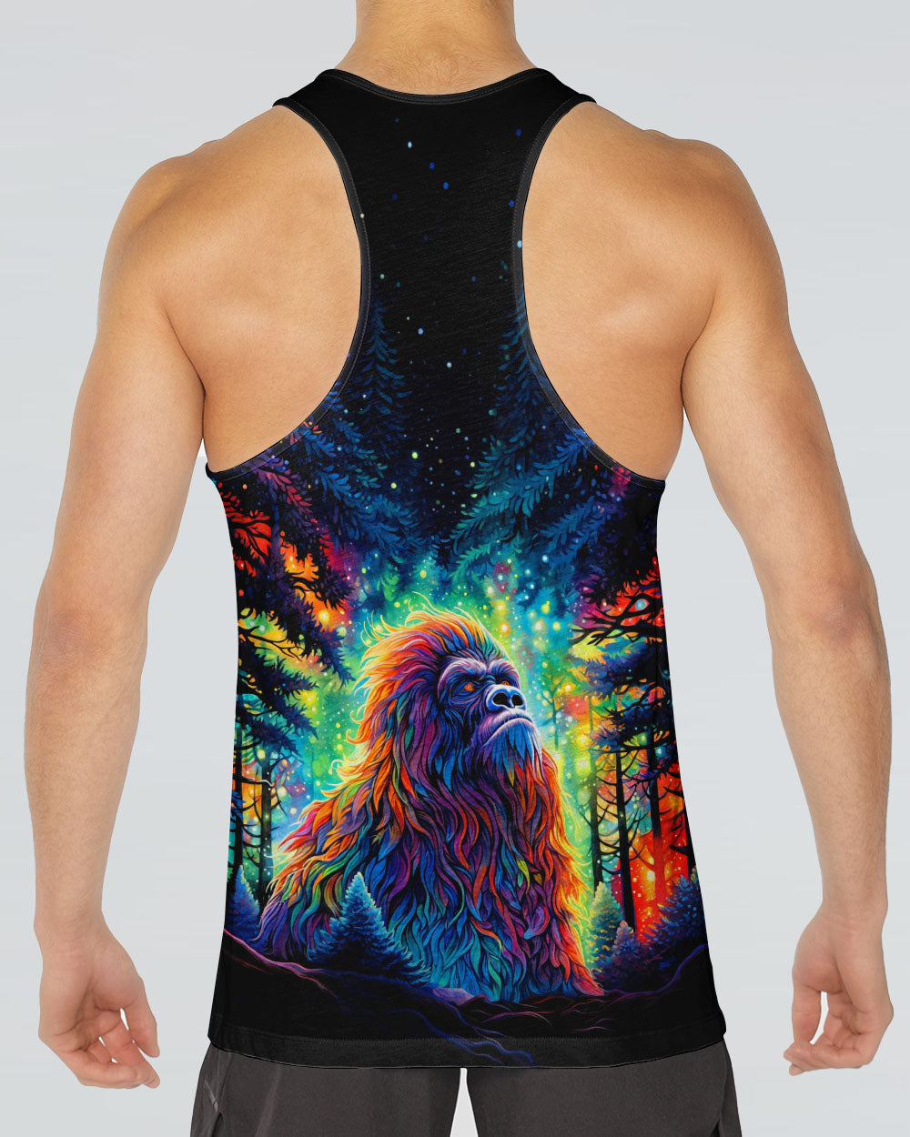 BELIEVE BIGFOOT IN WOODS ALL OVER PRINT  - TLNT0306264