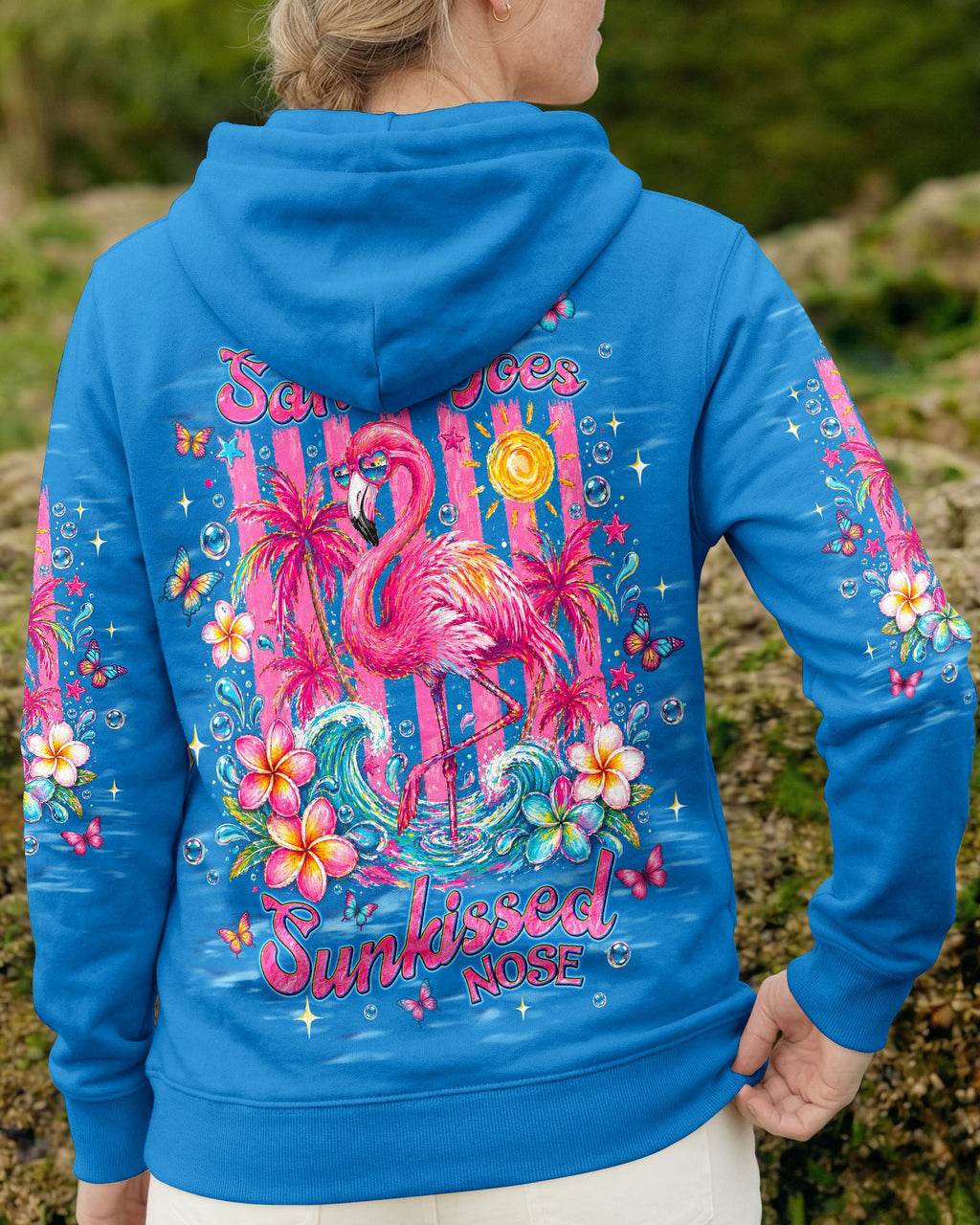 SANDY TOES SUNKISSED NOSE FLAMINGO  ALL OVER PRINT - TLNT0405263