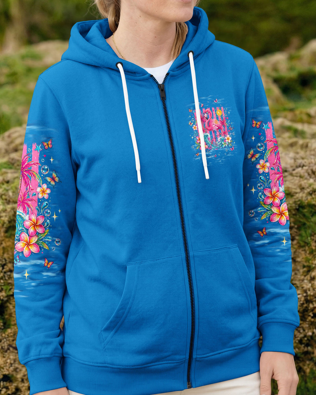 SANDY TOES SUNKISSED NOSE FLAMINGO  ALL OVER PRINT - TLNT0405263